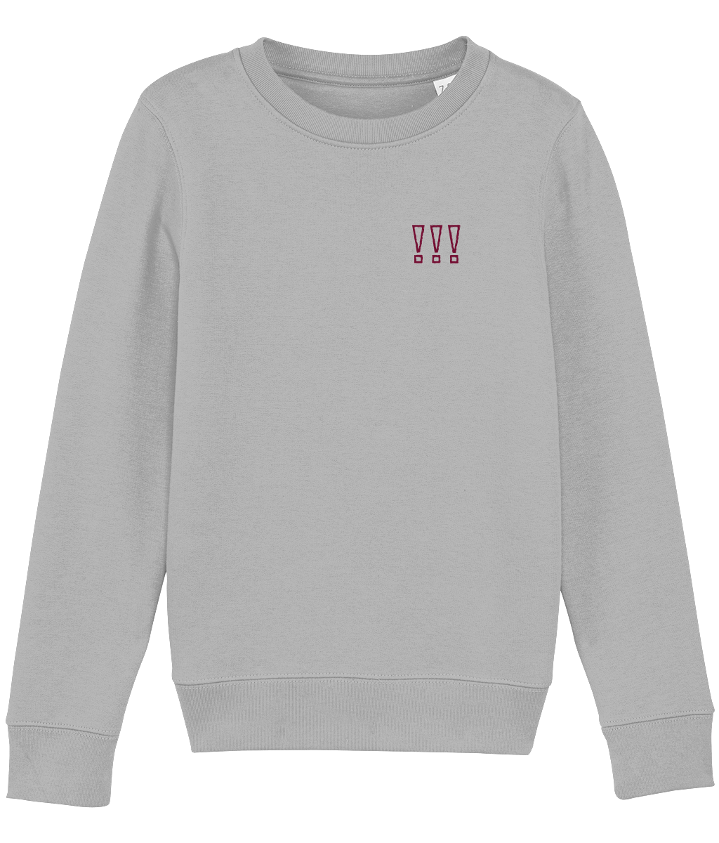 Kids Let Girls Be Angry Burgundy Print Sweatshirt
