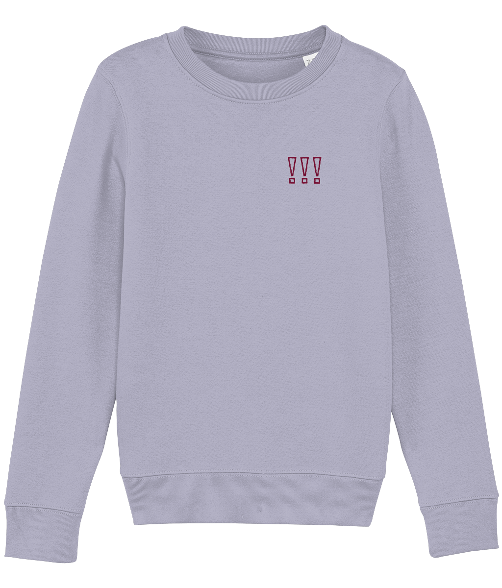 Kids Let Girls Be Angry Burgundy Print Sweatshirt