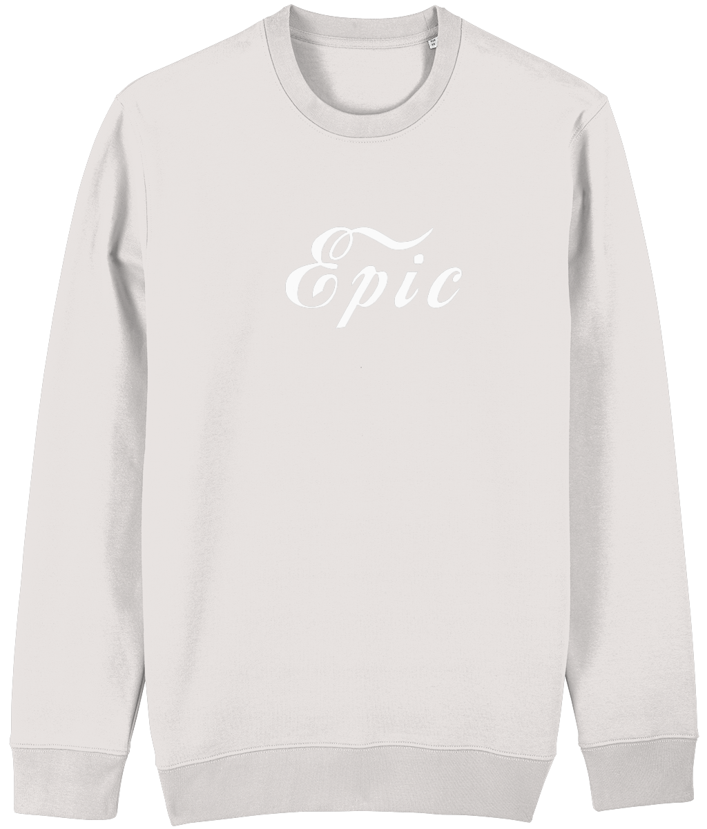 Epic White Print Sweatshirt