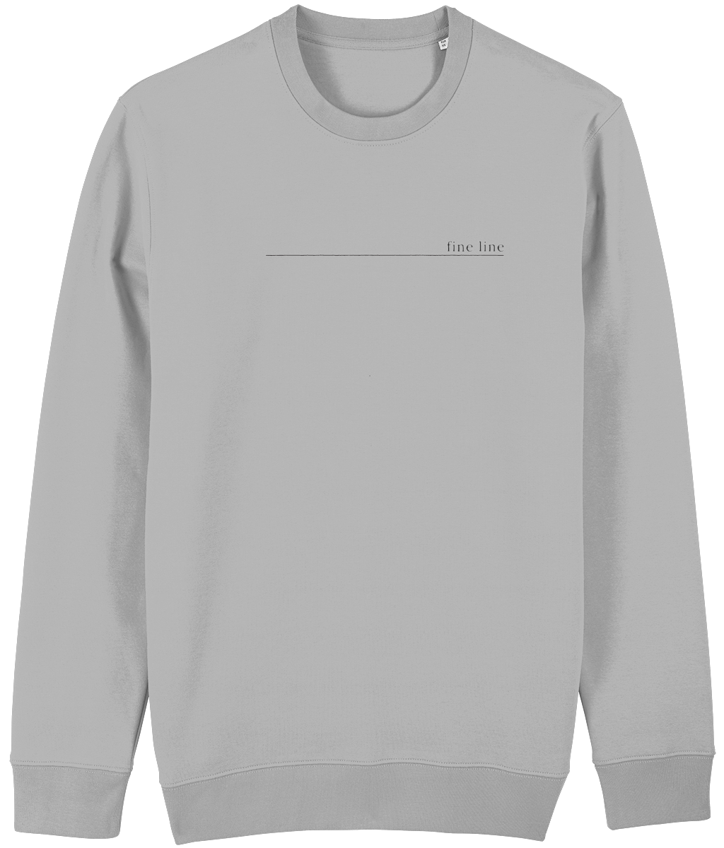 Fine Line Black Print Sweatshirt