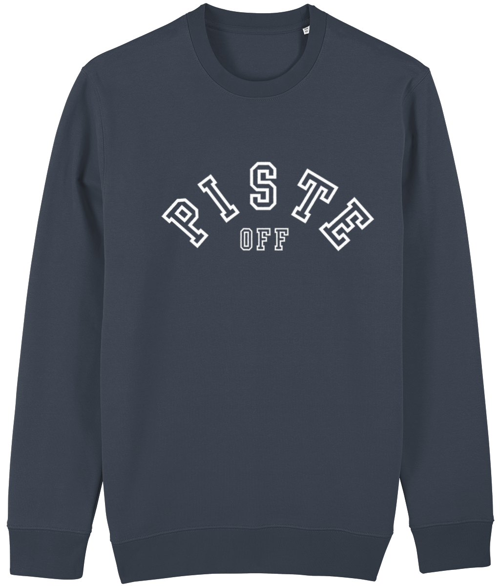 Piste Off White Print Sweatshirt