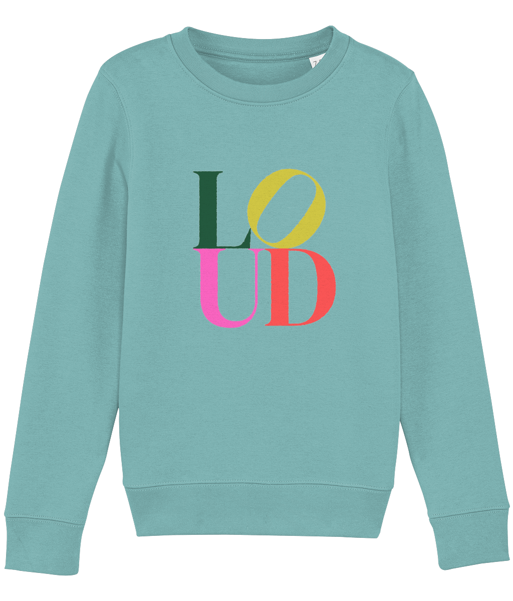 Kids Loud Multi-Print Sweatshirt