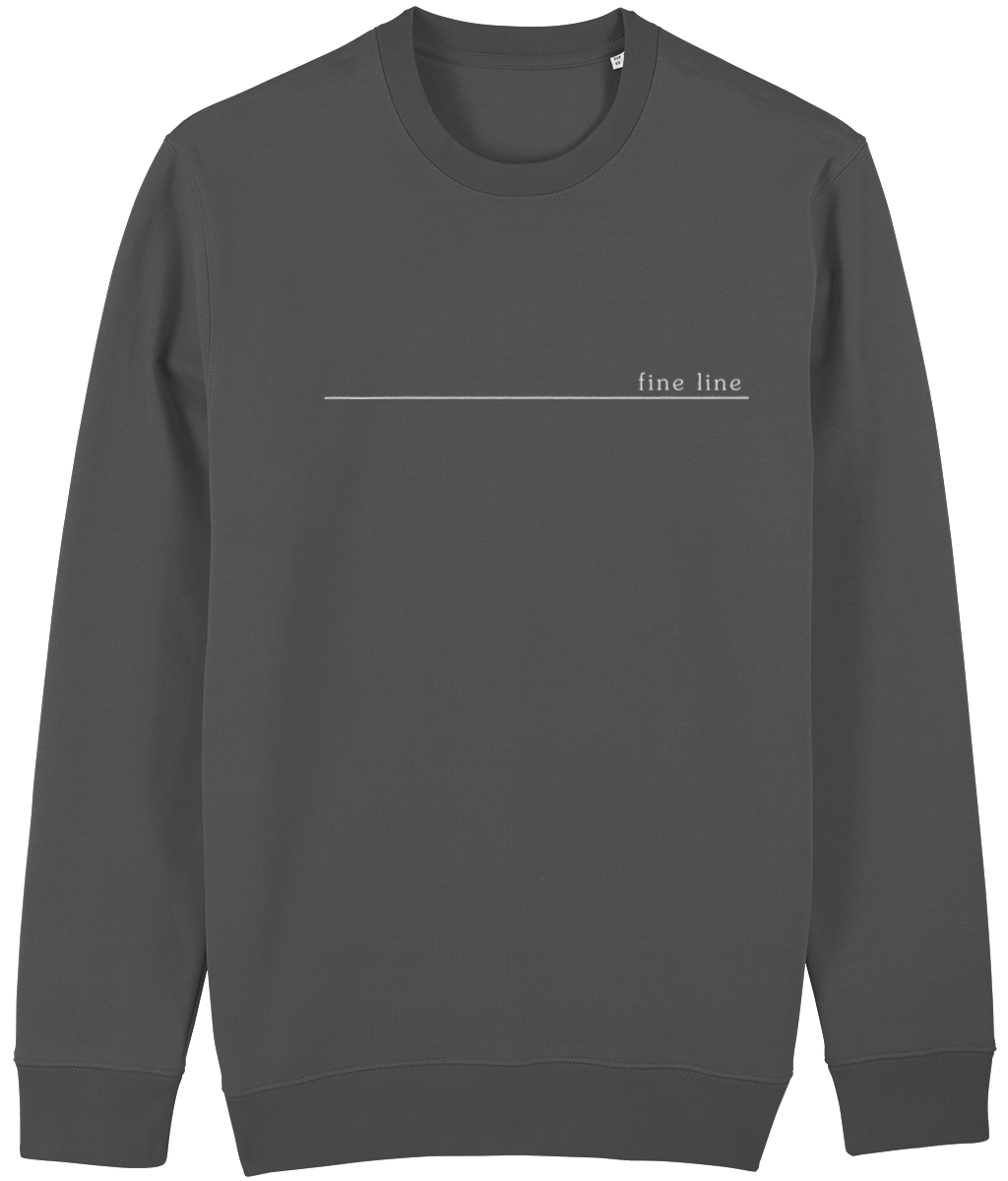 Fine Line 2 White Print Sweatshirt