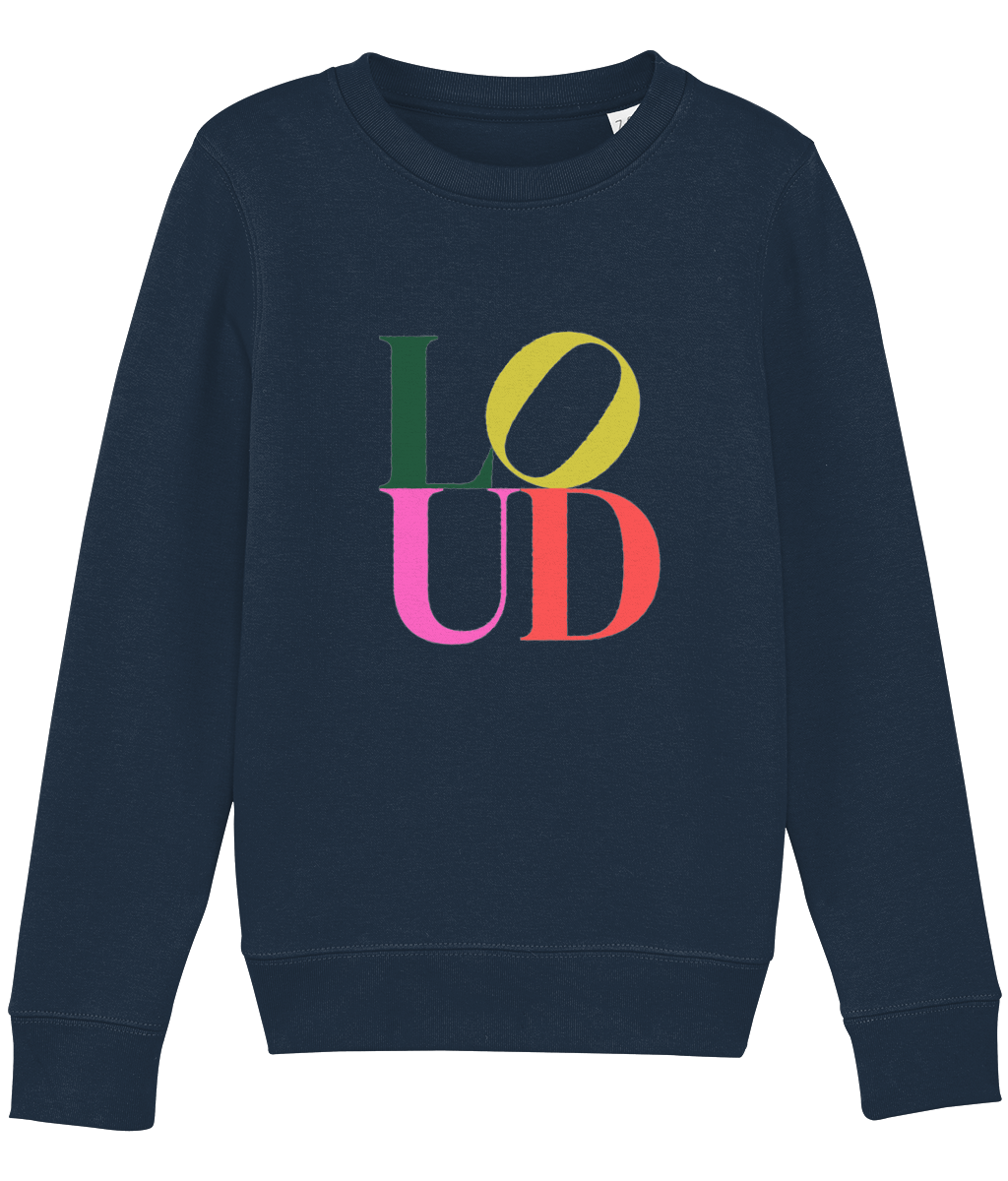 Kids Loud Multi-Print Sweatshirt