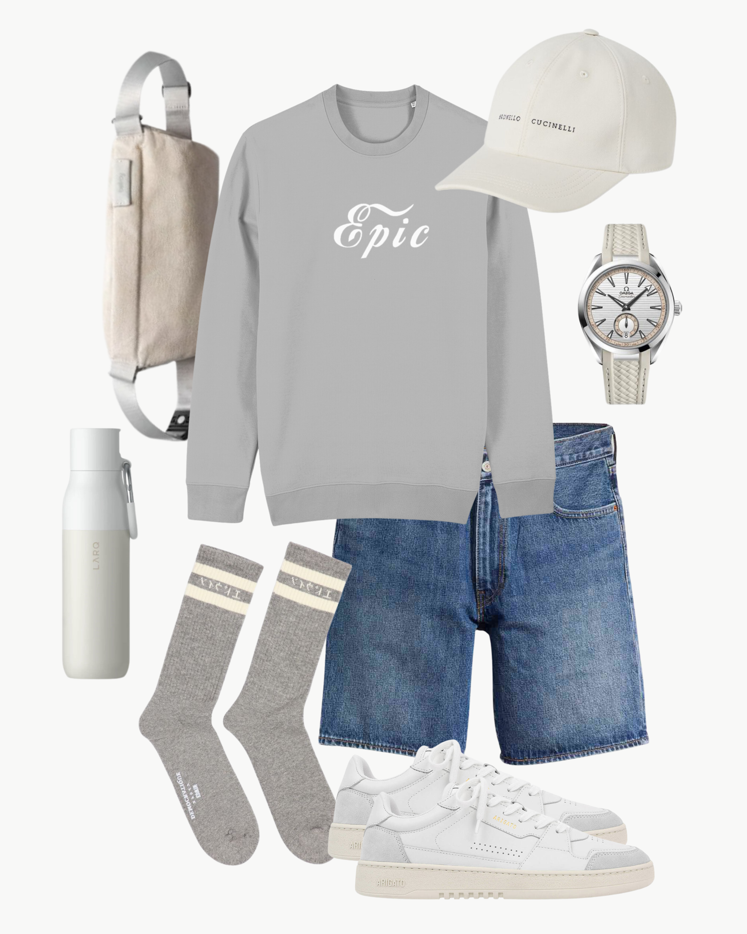 Epic White Print Sweatshirt