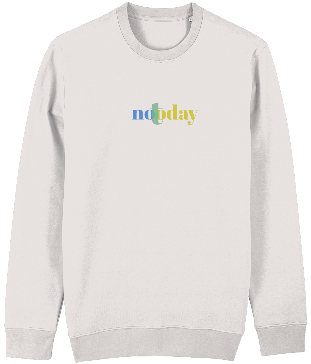 Not today Multi-Print Cold Sweatshirt