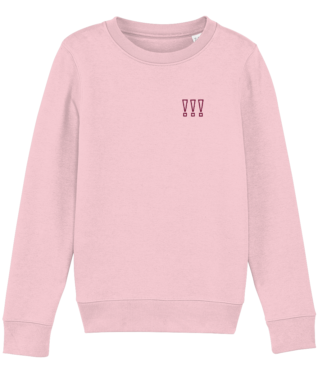 Kids Let Girls Be Angry Burgundy Print Sweatshirt