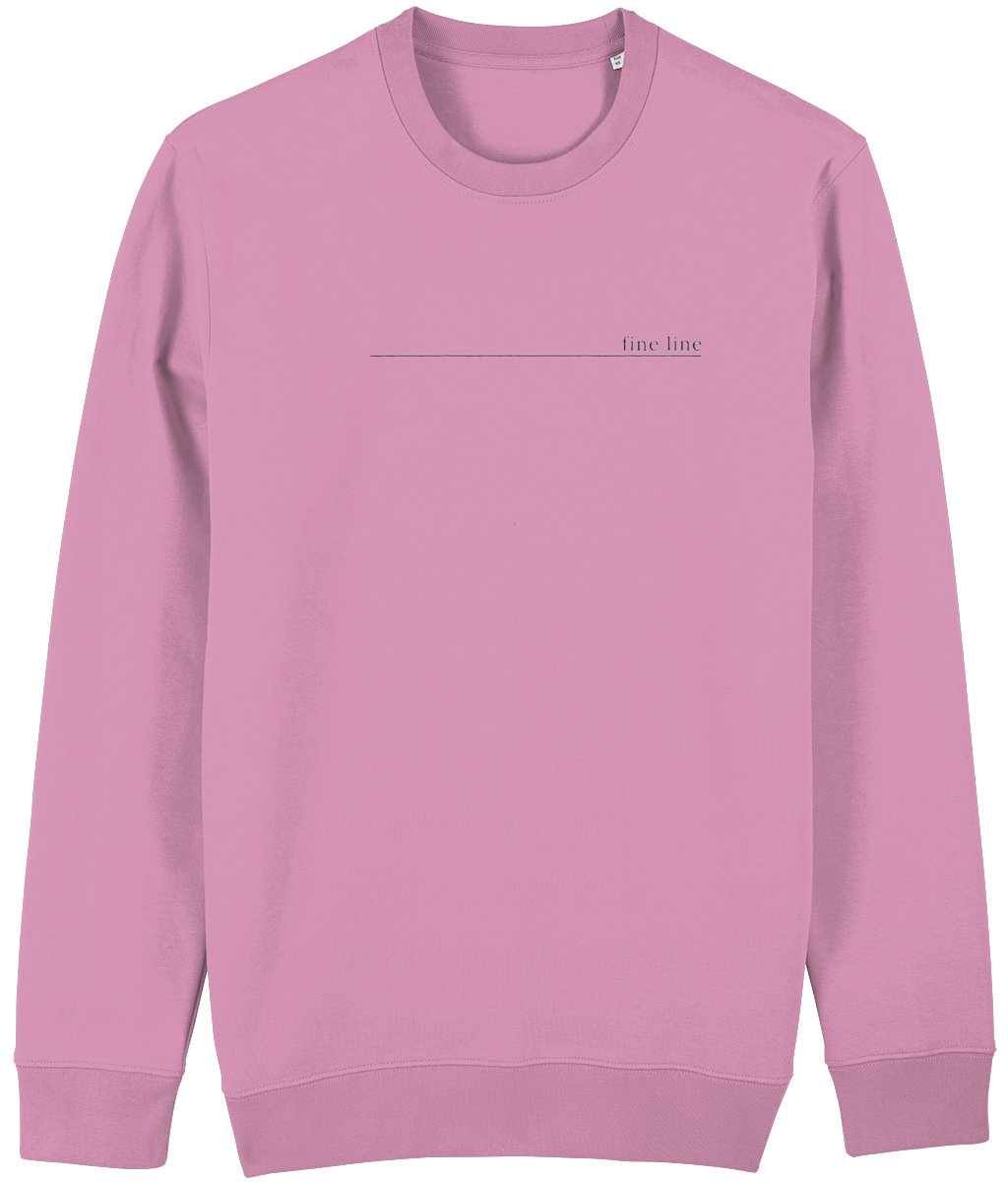 Fine Line Black Print Sweatshirt
