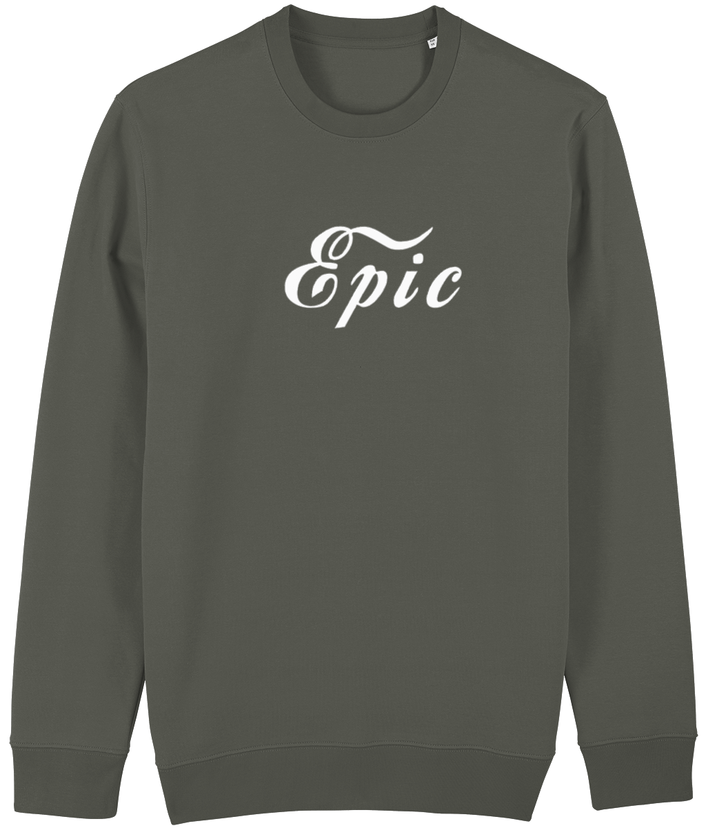 Epic White Print Sweatshirt