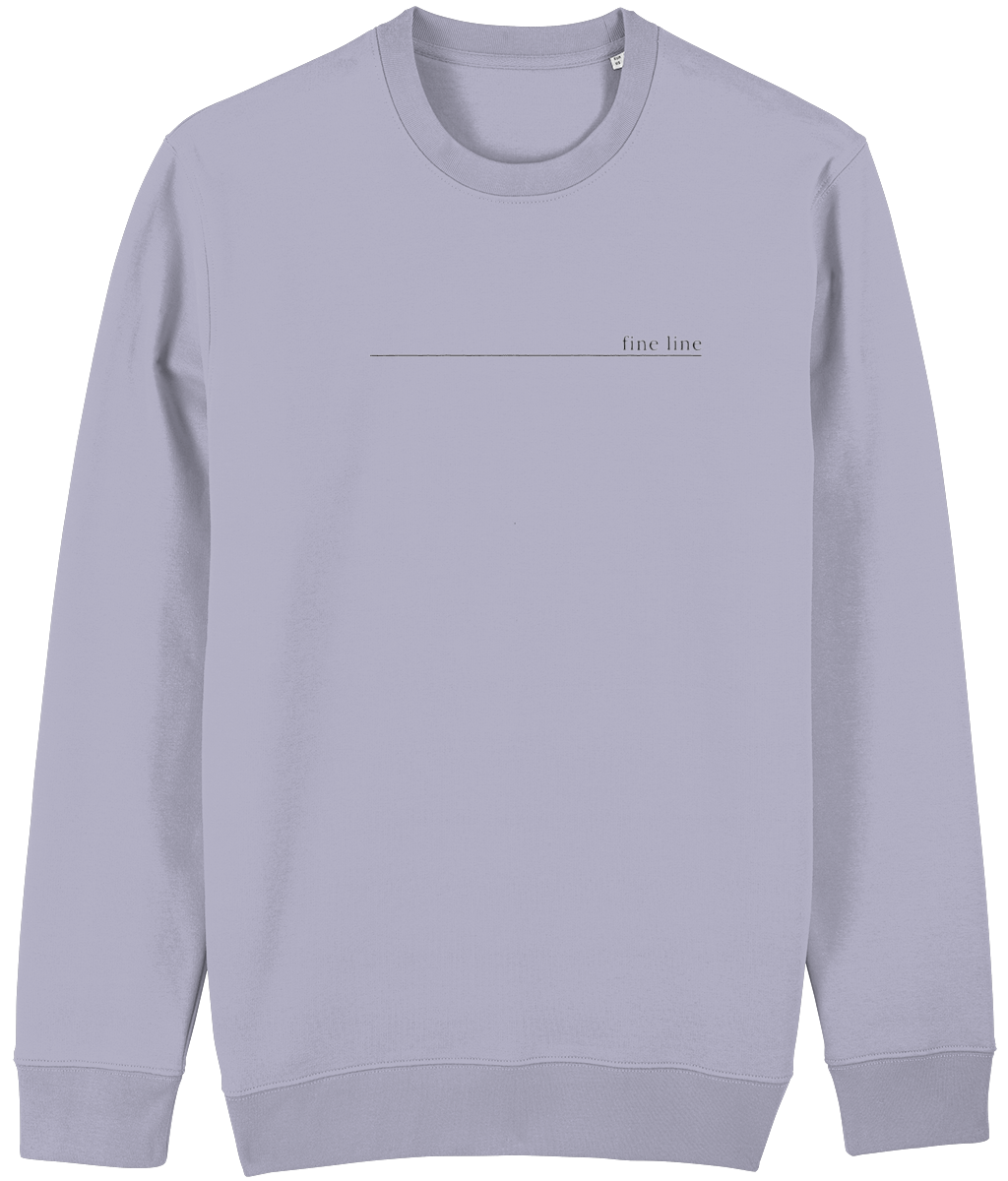 Fine Line Black Print Sweatshirt