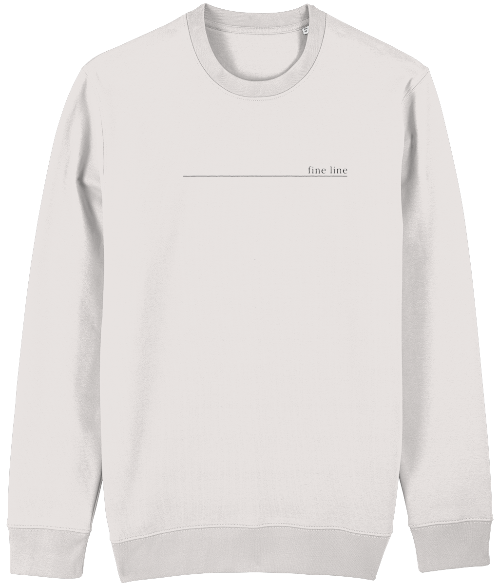 Fine Line Black Print Sweatshirt
