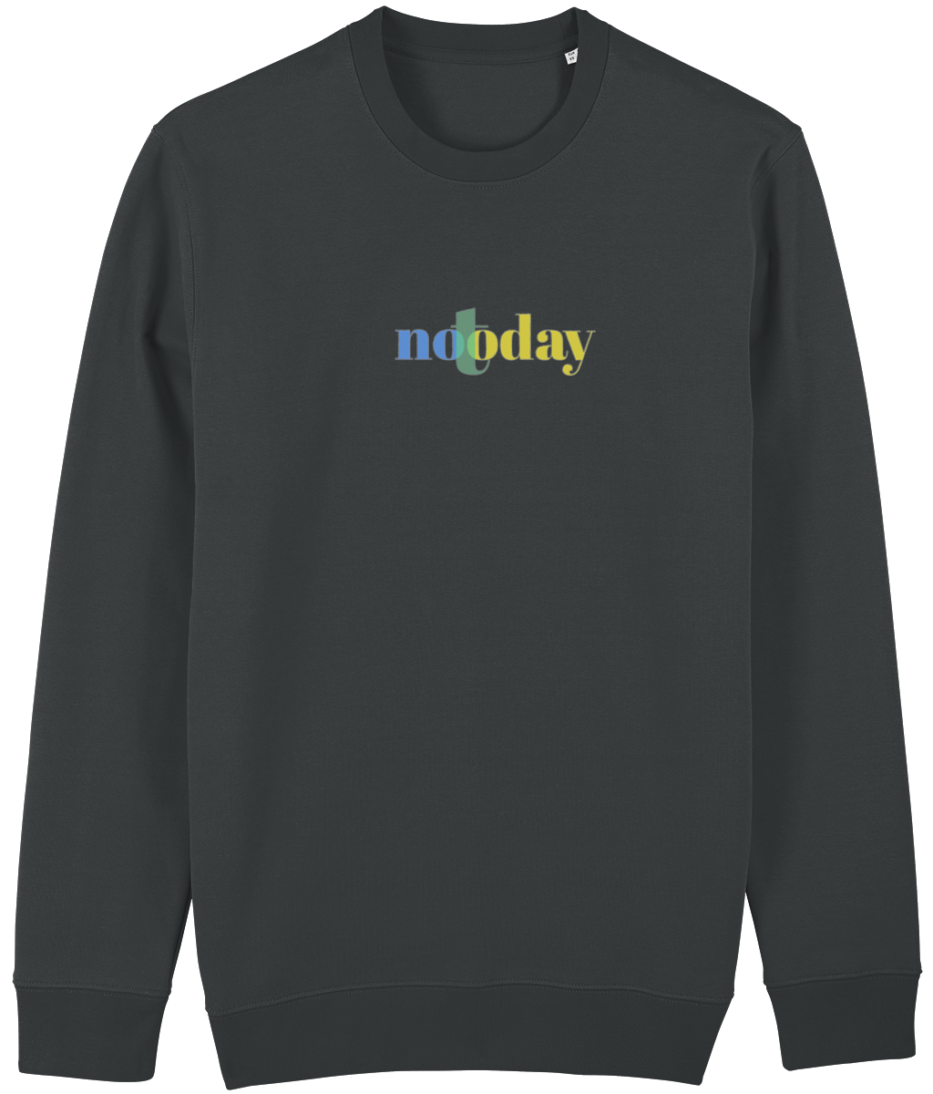 Not today Multi-Print Cold Sweatshirt